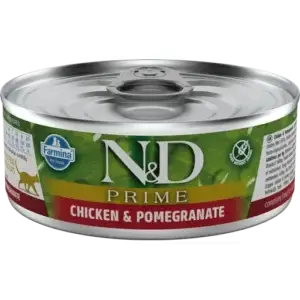 N&D Prime Yetişkin Kedi Maması Tavuklu ve Nar Aromalı 70 gr