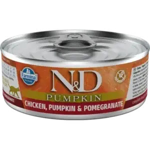 N&D Ocean Yetişkin Kedi Konservesi Tavuk-Nar-Balkabağı-70 GR